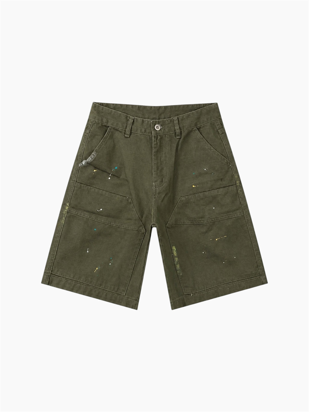 PAINT SPILL SHORTS - GREEN