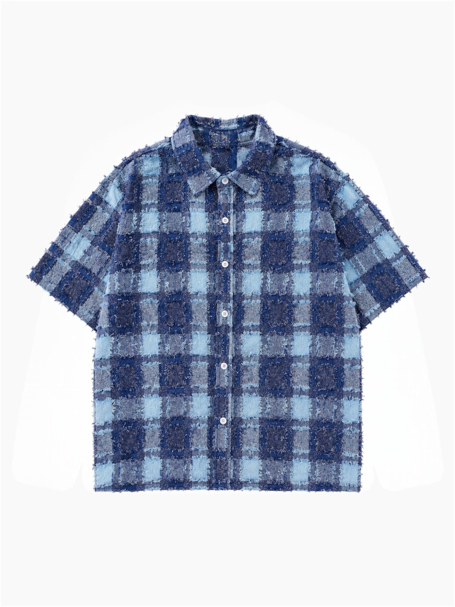TASSEL OVERSHIRT - BLUE