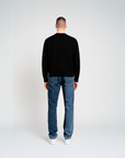 BLACK MOHAIR SWEATER