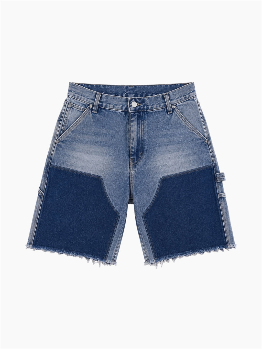 WASHED CARPENTER DENIM SHORTS