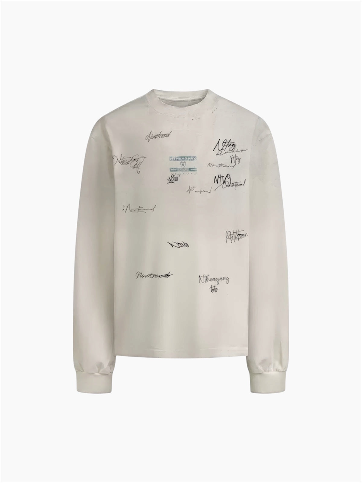 “CLUB” LONGSLEEVE WHITE
