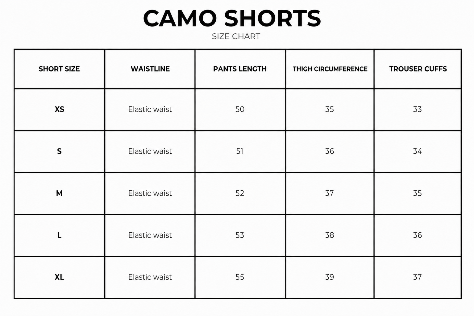 Size guide