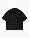 TASSEL OVERSHIRT - BLACK