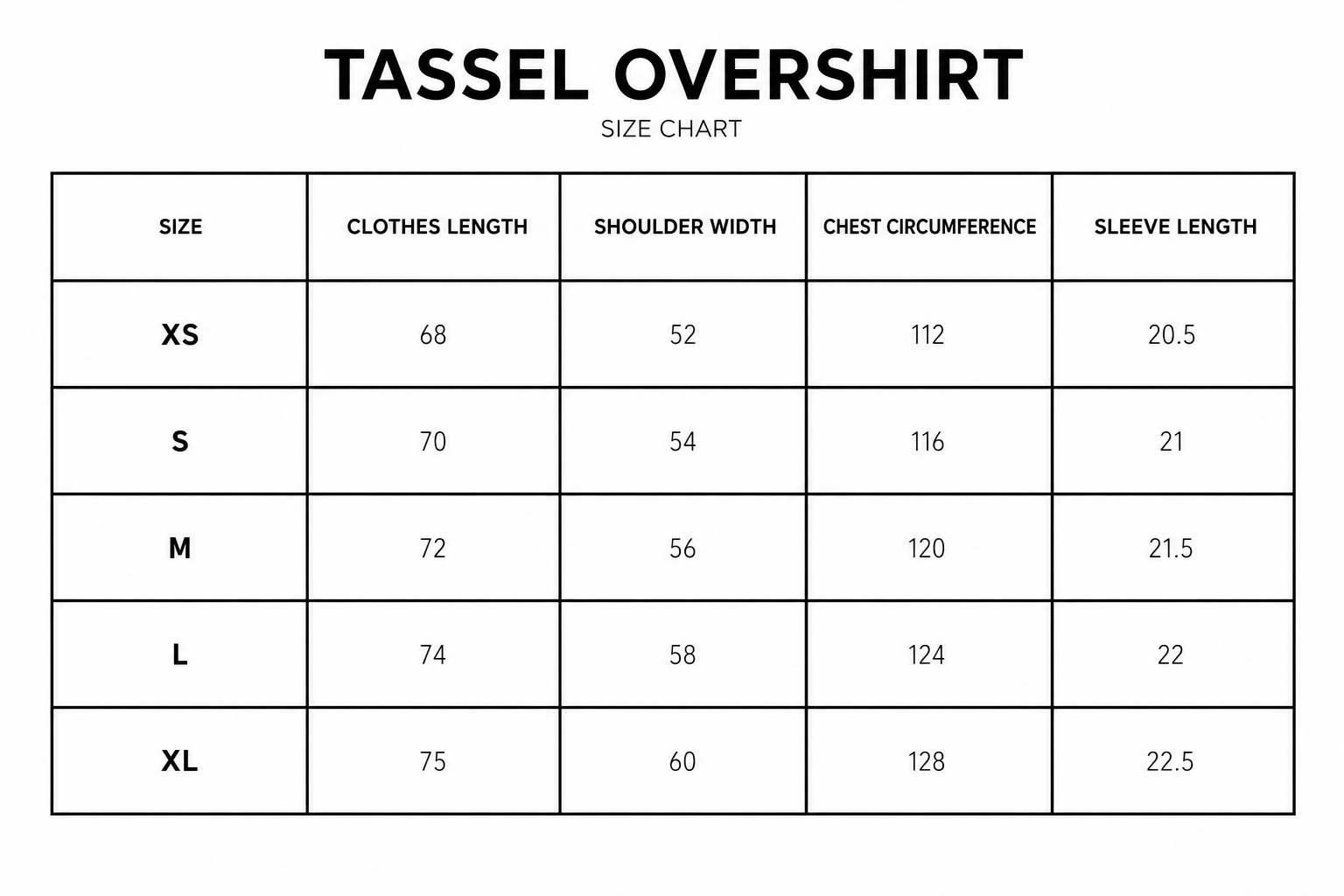 Size guide