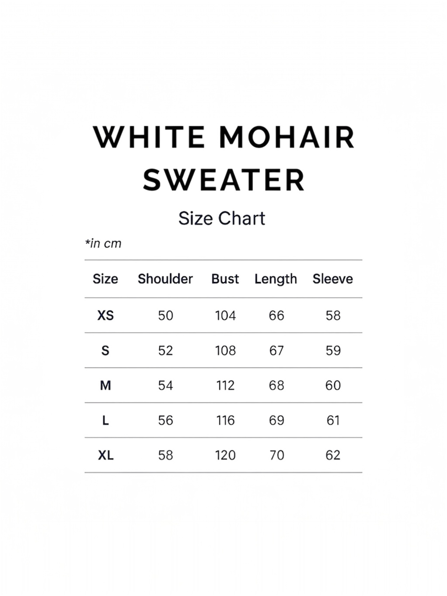 White Mohair Sweater