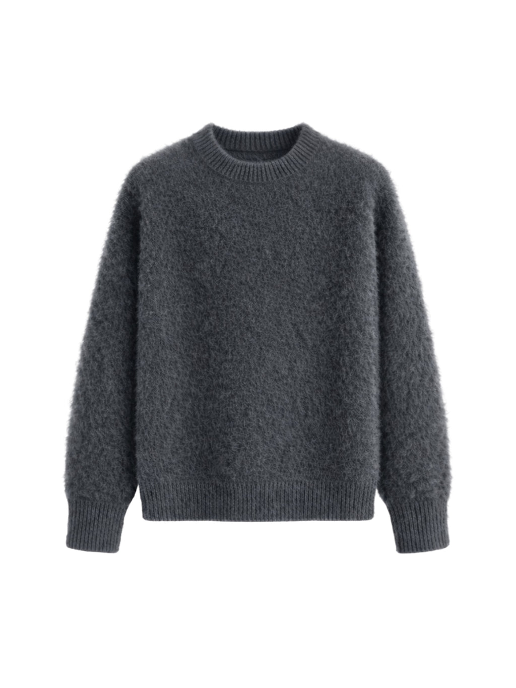 GREY MOHAIR SWEATER
