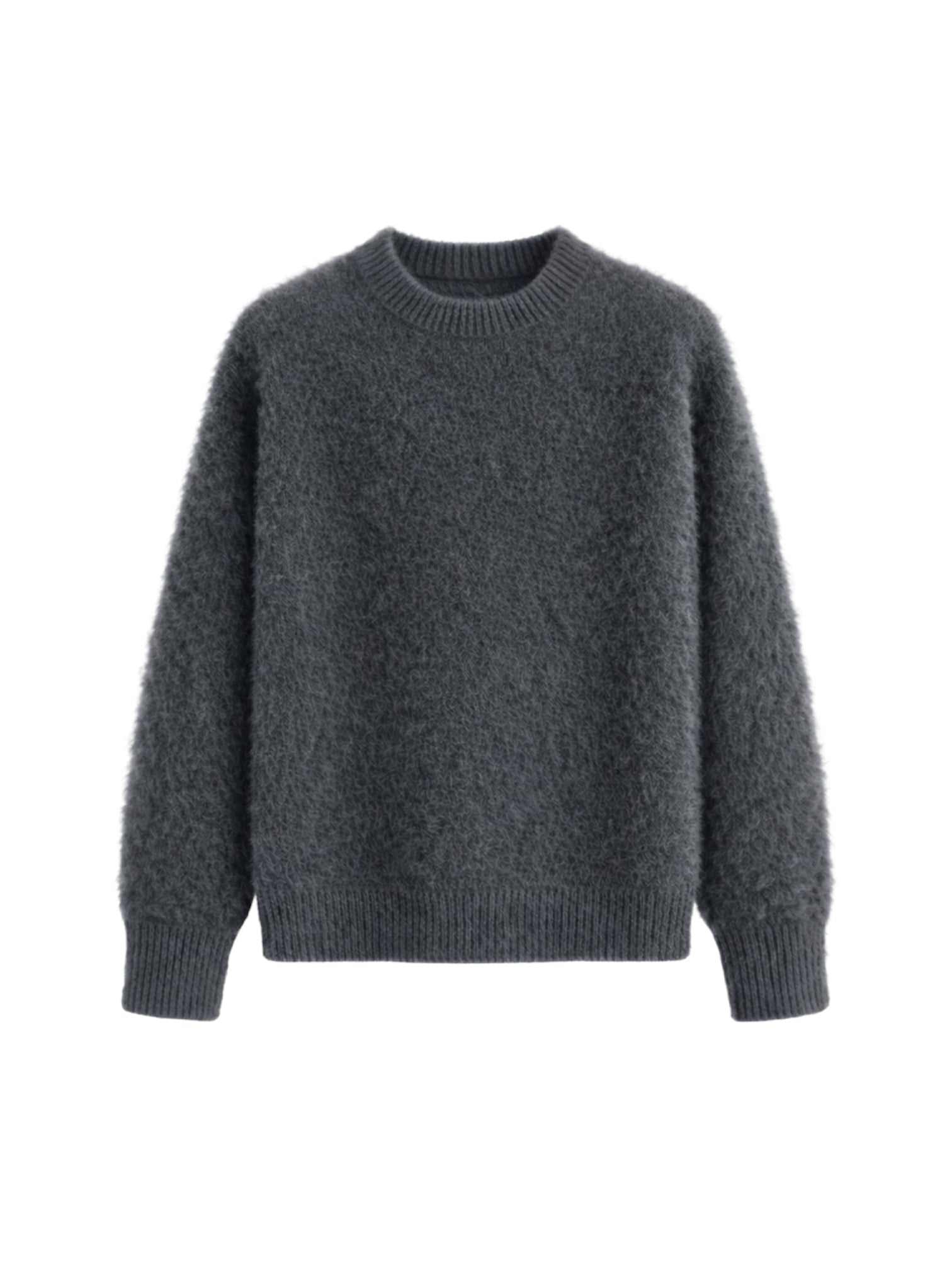 GREY MOHAIR SWEATER