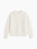 WHITE MOHAIR SWEATER