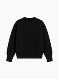 BLACK MOHAIR SWEATER