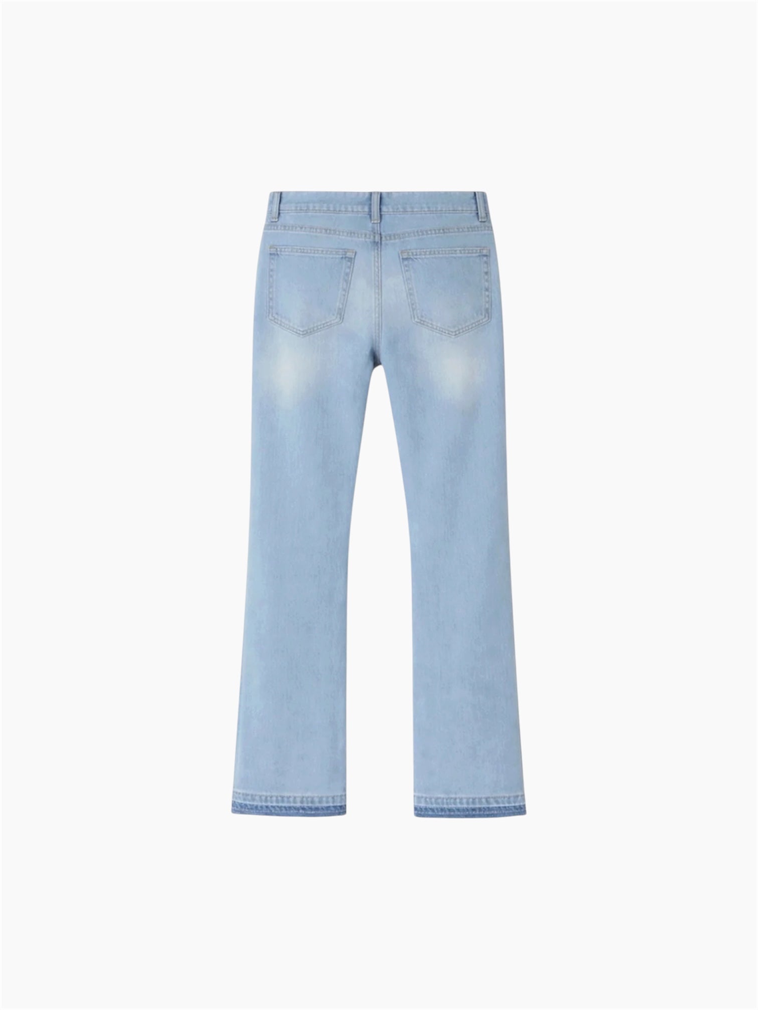 BLUE FLARED JEANS