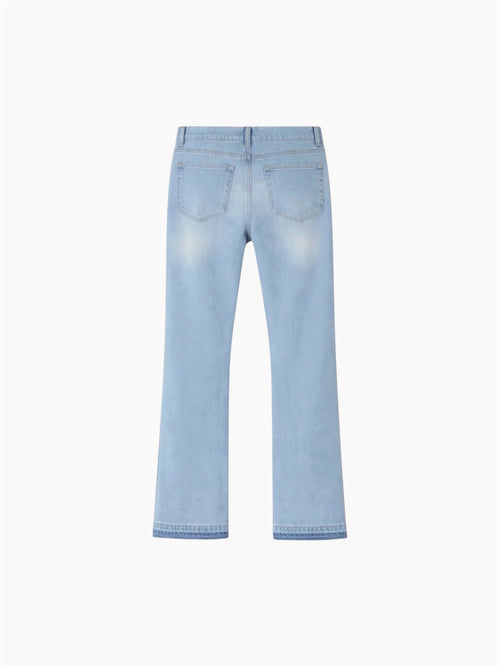 BLUE FLARED JEANS