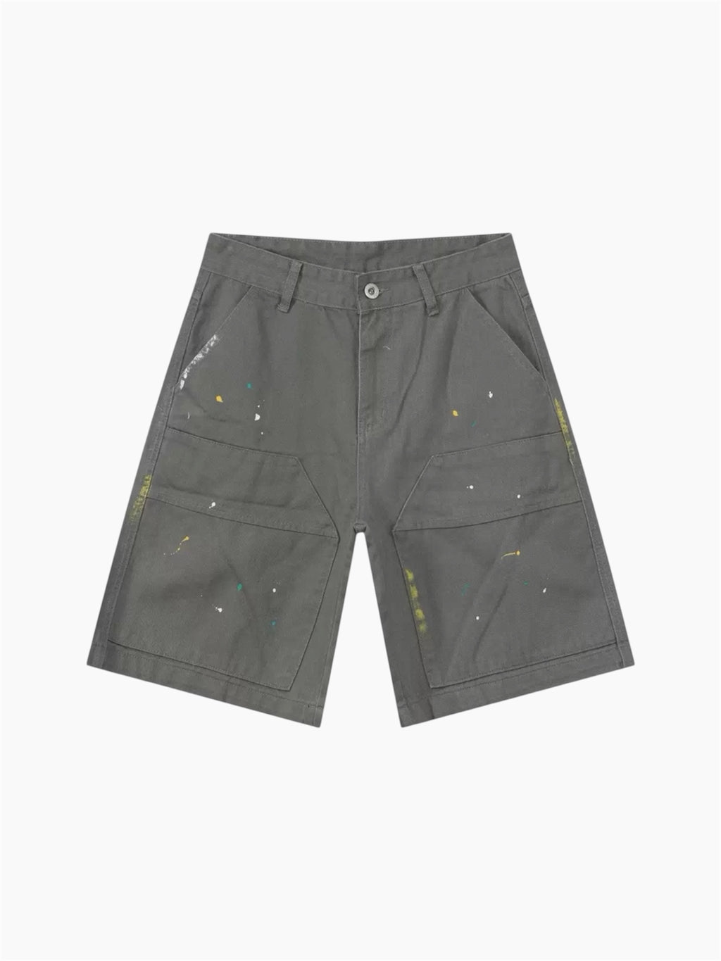 PAINT SPILL SHORTS - GREY