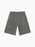 PAINT SPILL SHORTS - GREY
