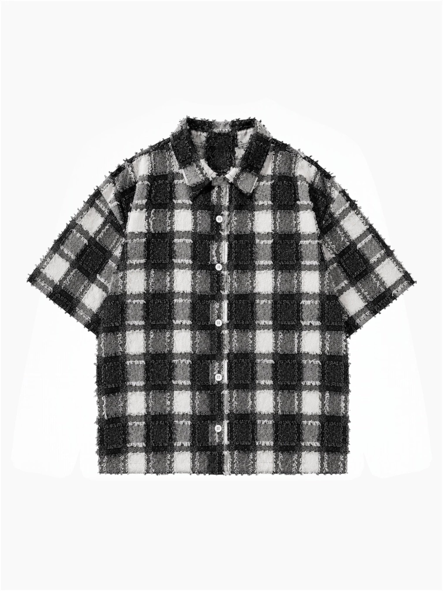 TASSEL OVERSHIRT - GREY