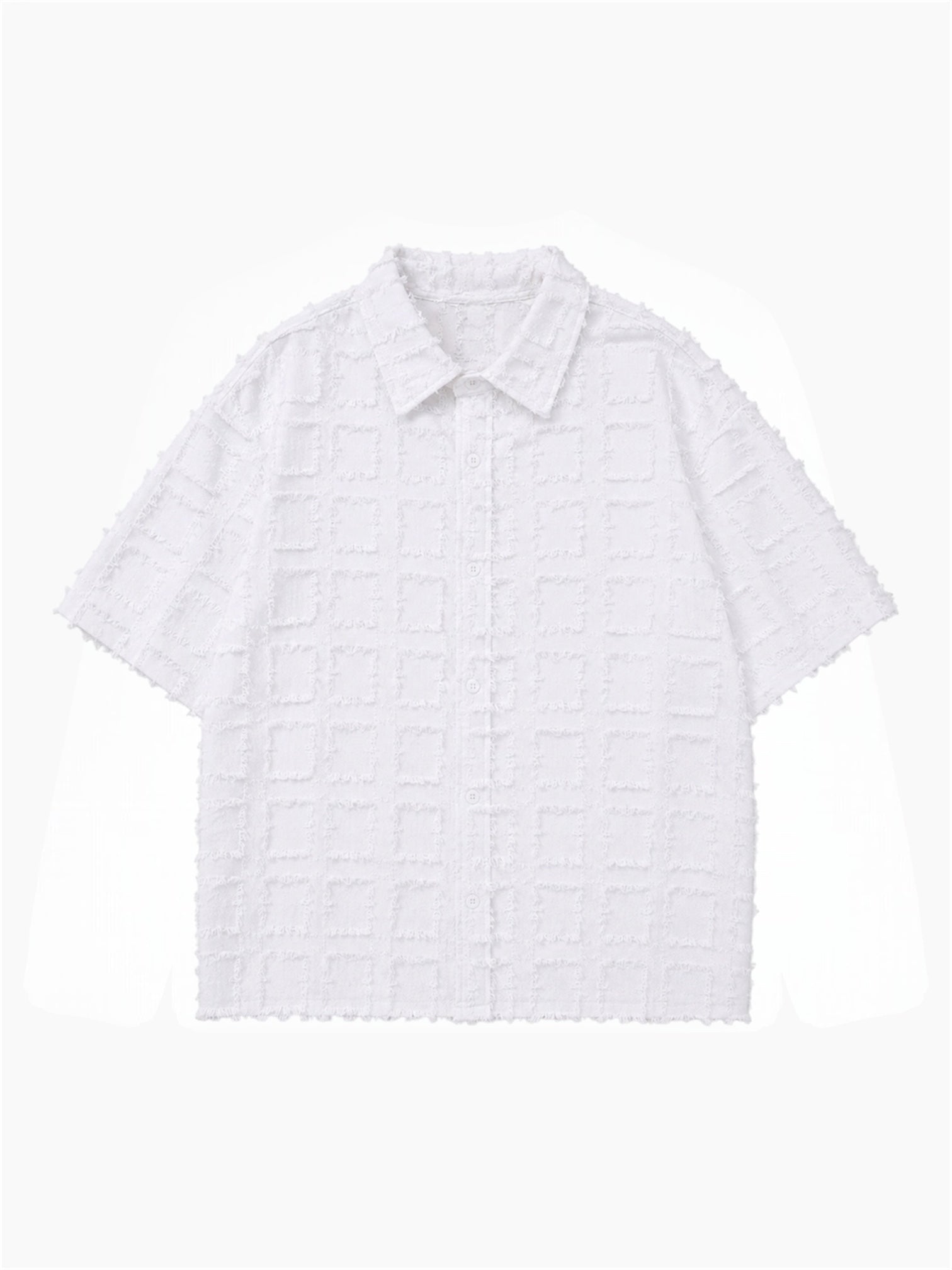 TASSEL OVERSHIRT - WHITE