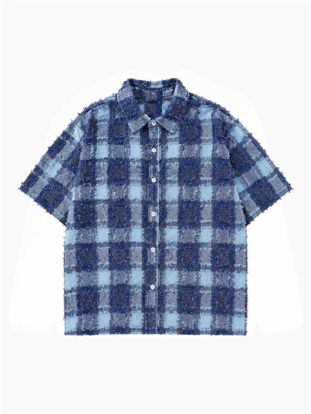 TASSEL OVERSHIRT - BLUE