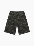 URBAN CAMO DENIM SHORTS