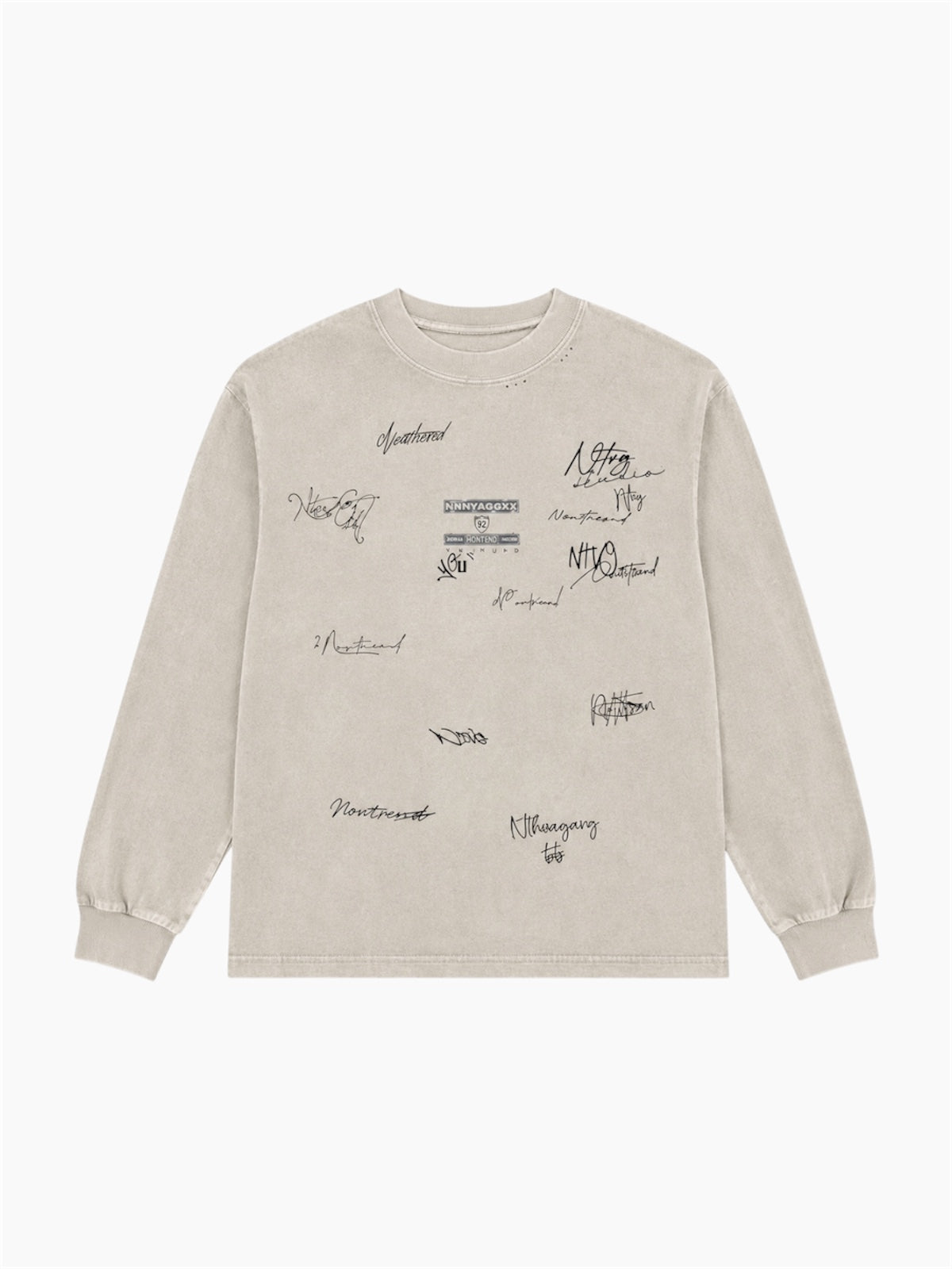 “CLUB” LONGSLEEVE WHITE