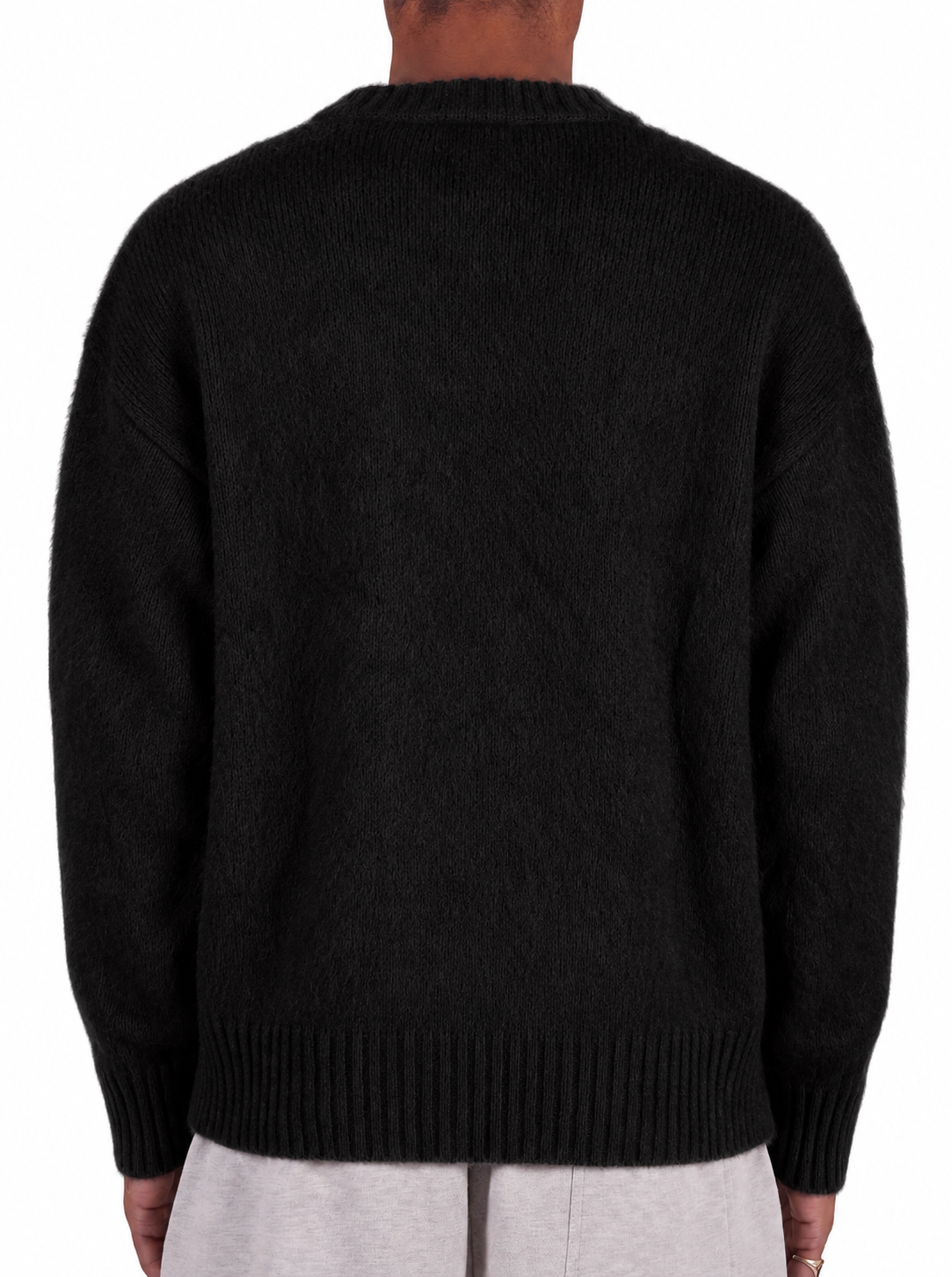 BLACK MOHAIR SWEATER (15648202260804)